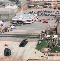 SRN4 Swift (GH-2004) being taken to the Hovercraft Museum